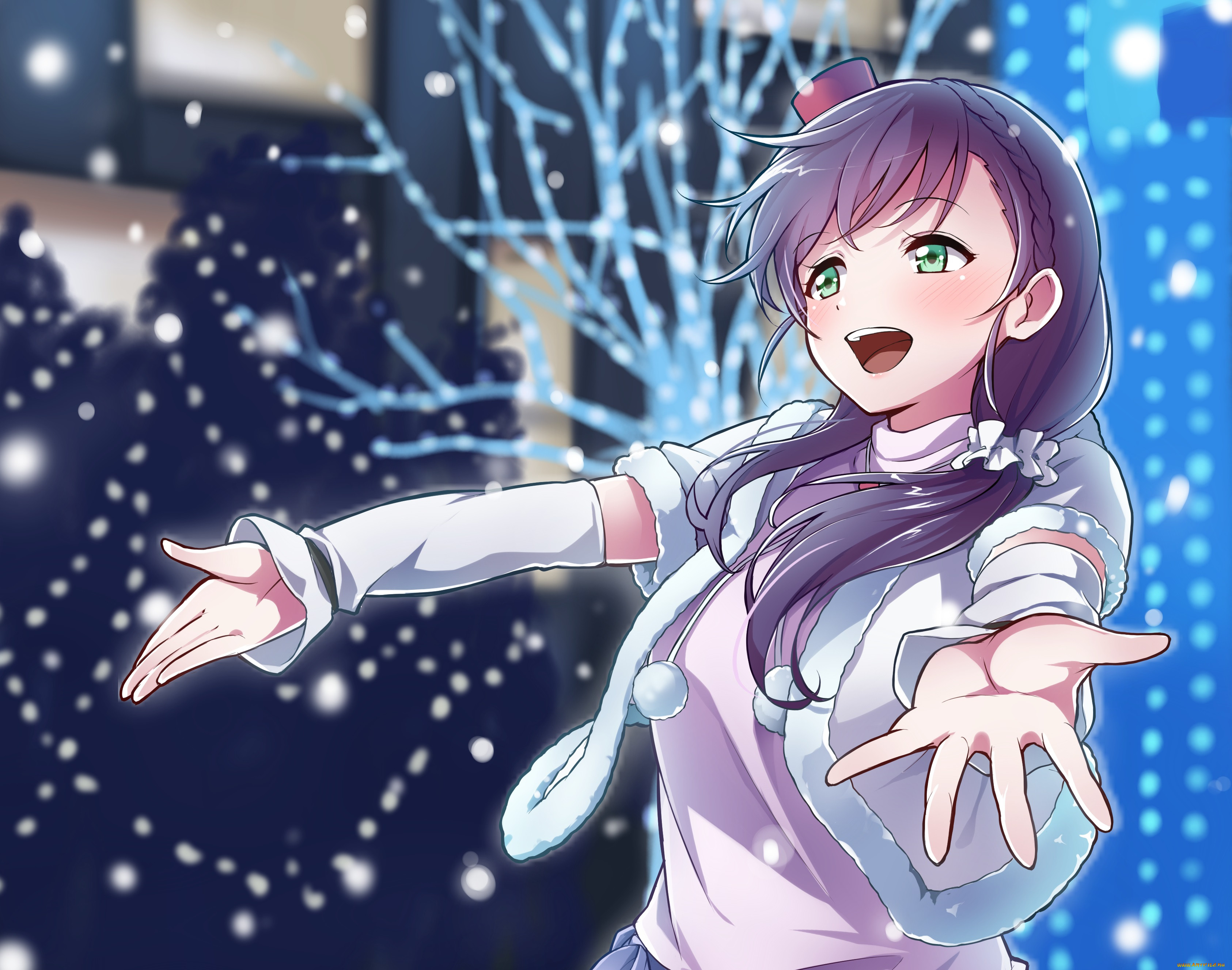 Обои Аниме Love Live! School Idol Project, обои для рабочего стола,  фотографии аниме, love live, school idol project, love, live, school, idol,  project, keita, kta0, toujou, nozomi, девочка, арт Обои для рабочего